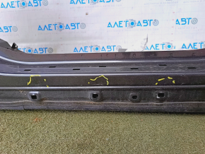 Front left quarter Hyundai Sonata 20-22 graphite, sawn off, with central pillar, butts