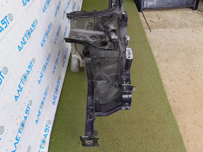 Front left quarter Hyundai Tucson 16-18 sawed off, with central pillar, black