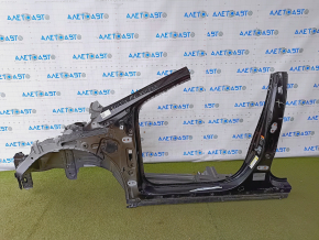 Quarter front left Chevrolet Volt 16 - sawn off, with central pillar, black