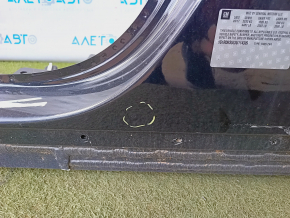 Quarter front left Chevrolet Volt 16 - sawn off, with central pillar, black