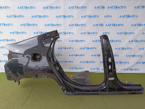 Quarter wing rear right Chevrolet Volt 16 - sawed off, with central pillar, black, butts