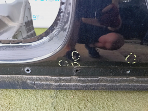 Quarter wing rear right Chevrolet Volt 16 - sawed off, with central pillar, black, butts