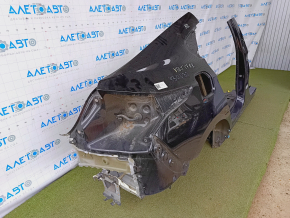 Quarter wing rear right Chevrolet Volt 16 - sawed off, with central pillar, black, butts