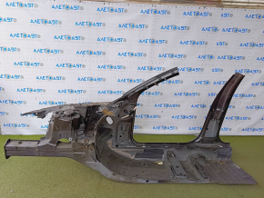 Front right quarter Audi A6 C7 12-18 black, sawn off, with central pillar