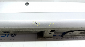 Left threshold Toyota Prius 50 16 - silver, cracks, scratches
