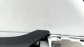 Door trim card rear left Toyota Prius 50 16 - black with gray insert, scratches, tears