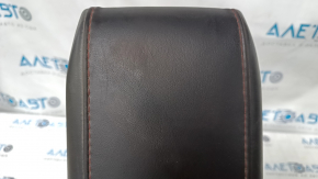 Chevrolet Equinox 10-17 armrest leather, black, red stitching, scratches