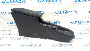 Console center armrest and cup holders Toyota Prius 50 16- black cloth, scratches