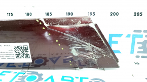 Toyota Highlander 14-19 trunk door molding for folding glass with badge, cracked, broken fasteners
