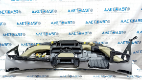 Torpedo front panel with AIRBAG Toyota Prius 50 16- black with gray