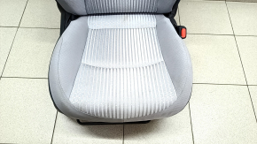Passenger seat Toyota Prius 50 16- without airbag, mechanical, cloth black-gray, for dry cleaning