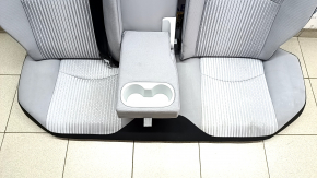 Rear row of seats 2nd row Toyota Prius 50 16- black-gray cloth, dry-cleanable