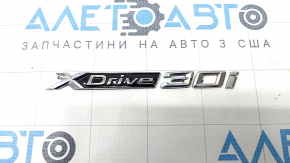 Emblem inscription XDrive 30i trunk door BMW X3 G01 19-22