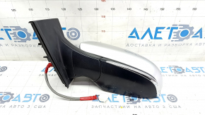 Side mirror left Toyota Prius 50 16- 5 pins, silver
