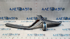Radiator grille molding left Mazda CX-30 20- chrome OEM new original