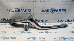 Radiator grille molding right Mazda CX-30 20- chrome OEM new original