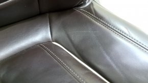Complete set of seats BMW 5 G30 17-23 with airbag, electric, heated, memory, dark brown leather, Comfort, scratches, bumps