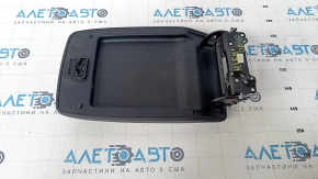 Armrest Toyota Highlander 08-13 leather, black, scuffs, dents