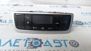 Climate control control 2 row Toyota Highlander 14-19 rubbed glass, scratches on the trim
