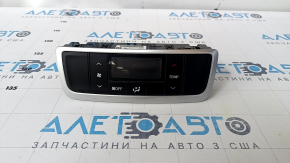 Climate control control 2 row Toyota Highlander 14-19 rubbed glass, scratches on the trim