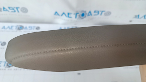 Center console trim side right Toyota Highlander 14-16 gray, leather, dent