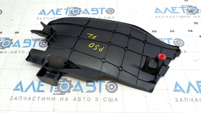 Dashboard trim lower center left Toyota Prius 50 16- black, for large display, scratches