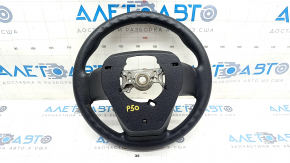 Naked steering wheel Toyota Prius 50 16- rubber, black