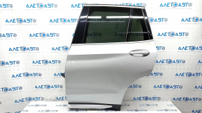 Door assembly rear left BMW X3 G01 18-21 silver A83, keyless, tinted, dent