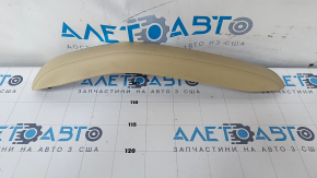 Left side center console trim Toyota Highlander 14-16 beige, leather