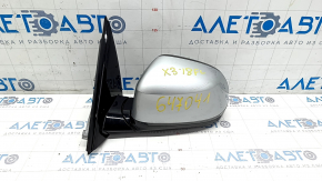 Left side mirror BMW X3 G01 18-22 5 pins, turn signal, auto-dimming, chip on turn signal, silver