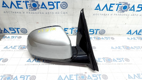 Right side mirror BMW X3 G01 18-22 5 pins, turn signal, chips on turn signal, silver