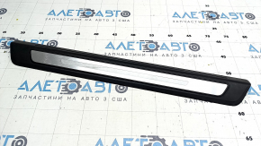 Door sill outer front right Audi Q5 80A 18- black with chrome, scratches