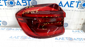 Light outer wing left BMW X3 G01 18-21 LED, broken glass, missing fragments