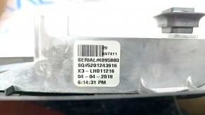 Left side mirror BMW X3 G01 18-22 5 pins, turn signal, auto-dimming, chip on turn signal, silver