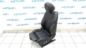 Driver's seat BMW X3 G01 18-21 with airbag, electric, heated, leatherette black