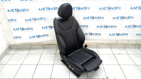 Passenger seat BMW X3 G01 18-21 with airbag, electric, heated, black leatherette, tears on the back