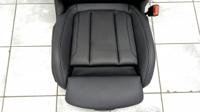 Passenger seat BMW X3 G01 18-21 with airbag, electric, heated, black leatherette, tears on the back