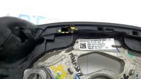 Bare steering wheel BMW X3 G01 18 - leather, black, heated, under the petals, scratches, dent, defective fastening
