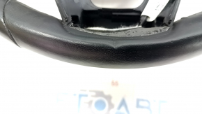Bare steering wheel BMW X3 G01 18 - leather, black, heated, under the petals, scratches, dent, defective fastening