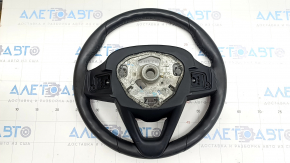 Bare steering wheel BMW X3 G01 18 - leather, black, heated, under the petals, scratches, dent, defective fastening