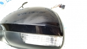 Side mirror left VW Tiguan 09-17 6 pins, turn signal, heated, black LC9X, scratches