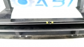 Lower grille of the front bumper BMW X3 G01 18-21 without radar, black gloss, sand, chips, broken fastening