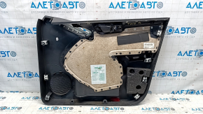 Door trim card front left VW Tiguan 09-17 black, armrest leather black