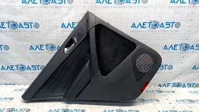 Door trim card rear left VW Tiguan 09-17 black, armrest leather black