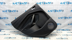 Door trim card rear left Ford Escape MK3 17-19 rest black, armrest leather black, scratches