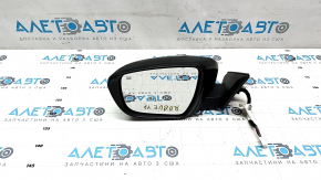 Side mirror left Nissan Rogue 17-20 15 pins, green DAL heating, turn signal, camera