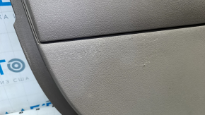 Door trim card front left Jeep Patriot 11-17 beige with beige insert leather, armrest leather, scratches, for cleaning