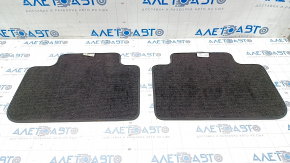 Set of floor mats for BMW X3 G01 18-21 cloth, black, for cleaning