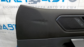 Door trim card front right VW Tiguan 18 - black, with tweeter, armrest leather black, dented
