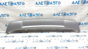 Front bumper lip trim Audi Q5 80A 18-20 scratches, sand, crack in mount